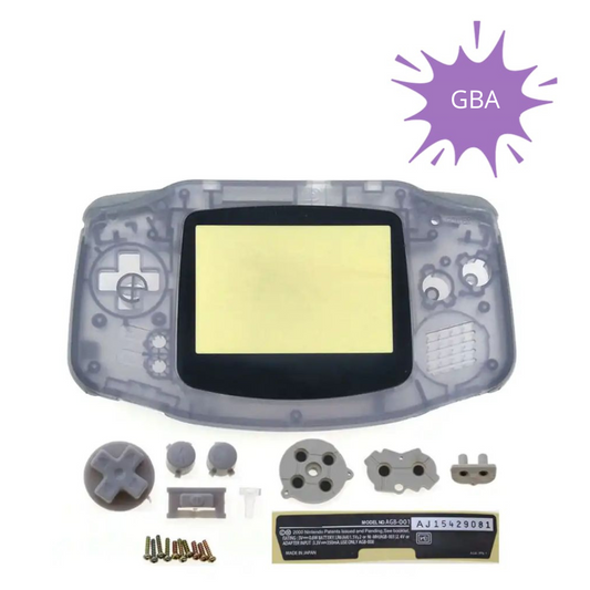 Game Boy Advance Body Shell Transparant Paars | Vervangende Behuizing voor GBA