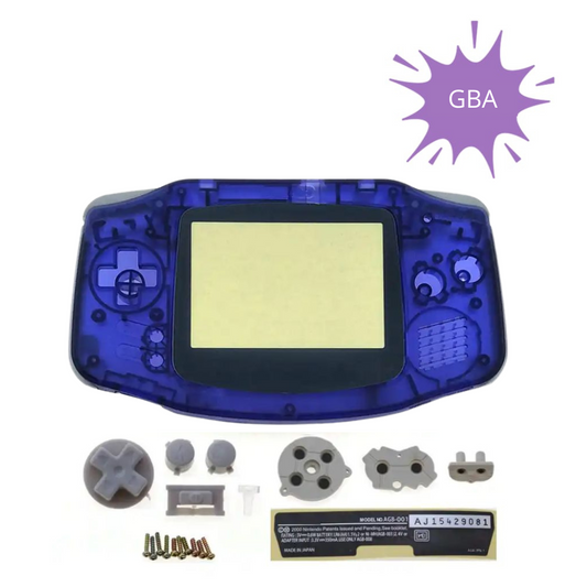 Game Boy Advance Body Shell Transparant Blauw | Vervangende Behuizing voor GBA