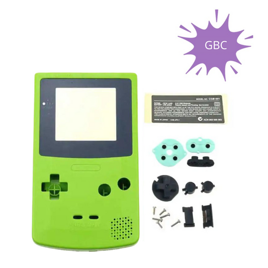 Game Boy Color Body Shell Appeltjes Groen | Vervangende Behuizing voor GBC