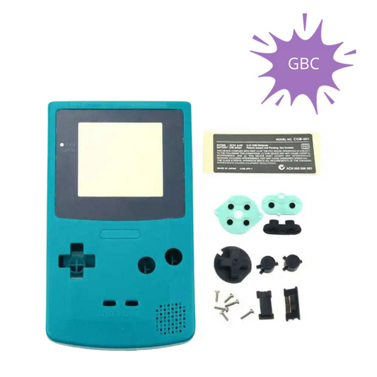 Game Boy Color Body Shell Teal | Vervangende Behuizing voor GBC