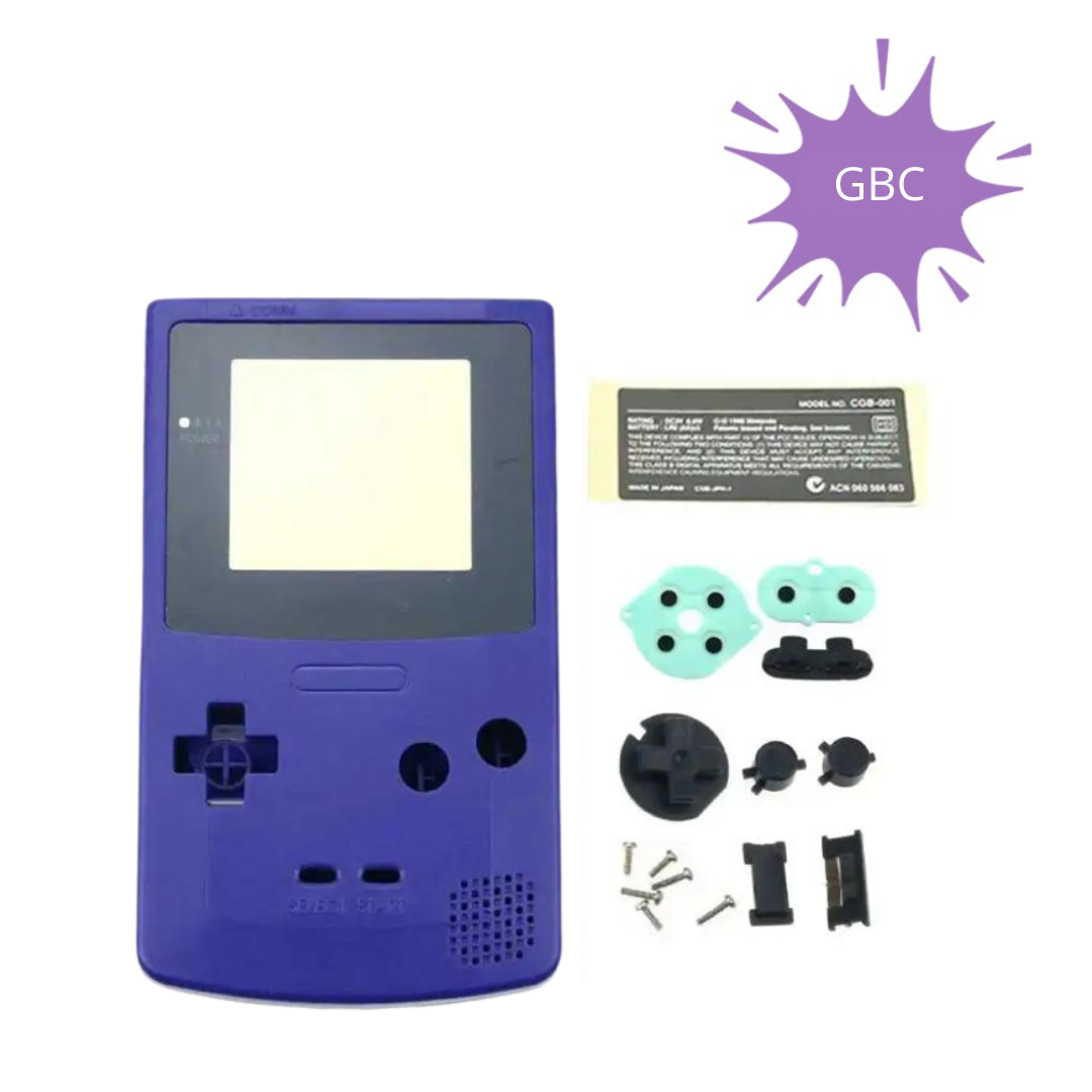 Game Boy Color Body Shell Paars | Vervangende Behuizing voor GBC