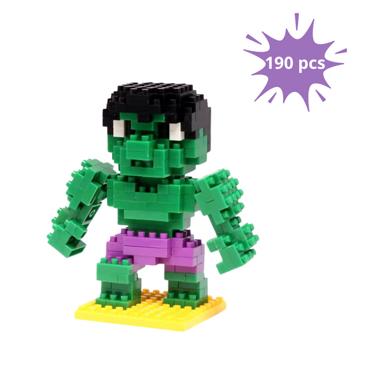 Hulk Nanoblock | 190 Stukjes | Mini Bouwblokjes | DIY