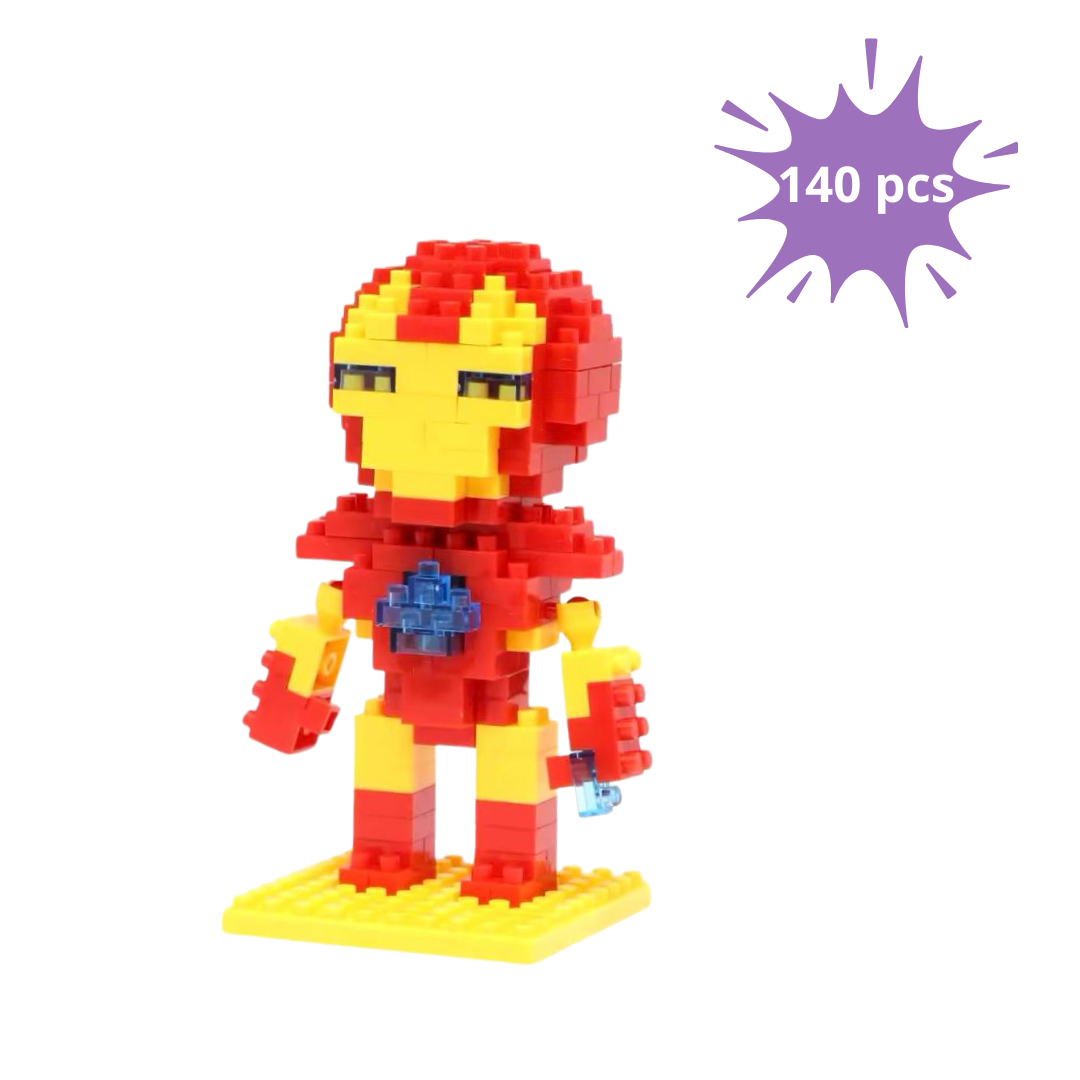 Iron Man Nanoblock | 140 Stukjes | Mini Bouwblokjes | DIY