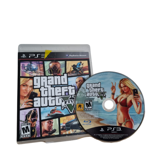 GTA 5  - Grand Theft Auto V - PS3 Game