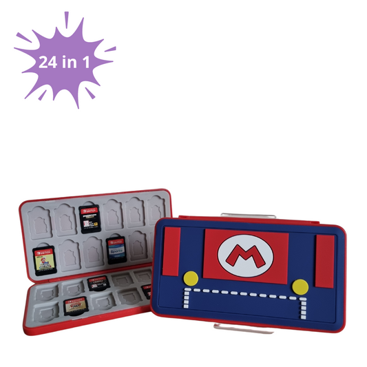 24-in-1 Game Card Case geschikt voor Nintendo Switch - Mario - Kaarthouder